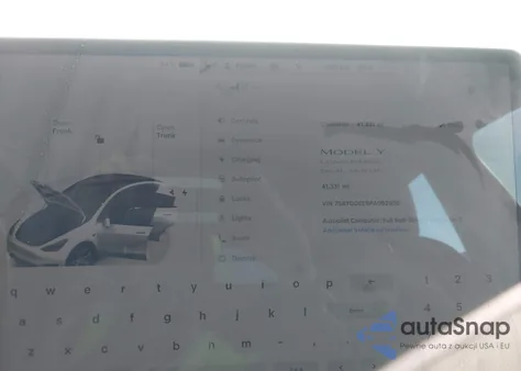 2023 Tesla Model Y Awd/Long Range Dual Motor All-Wheel Drive z USA, uszkodzony, nr VIN 7SAYGDEE9PA052958